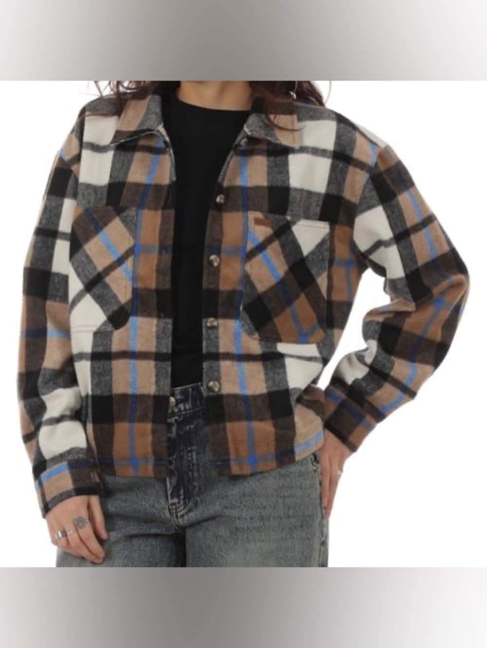 Brixton women’s Bowery plaid flannel